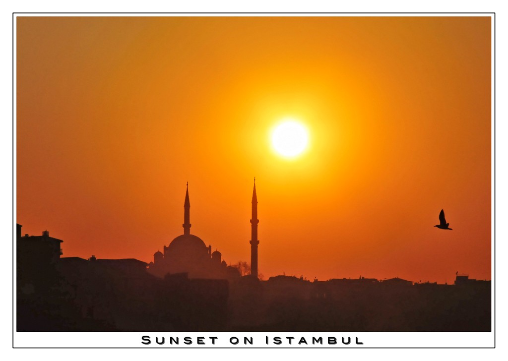 sunset Istambul